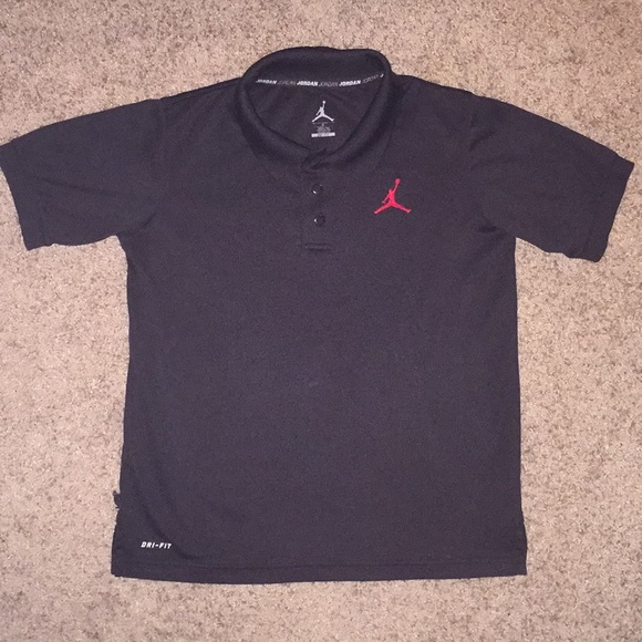 black jordan polo